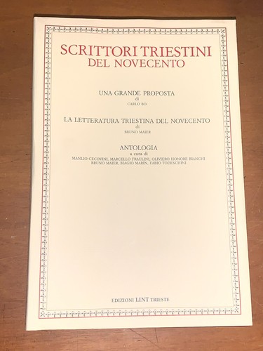 Scrittori triestini del - triestini,